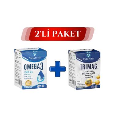 Tabder Pharmaceuticals and Chemicals San Valorvita Omega 3 and Valorvita Trimag Magnesium
