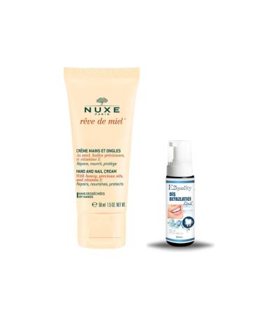 Nuxe Reve De Miel Hand and Nail Cream 50 ml + Gift Teeth Whitening Foam