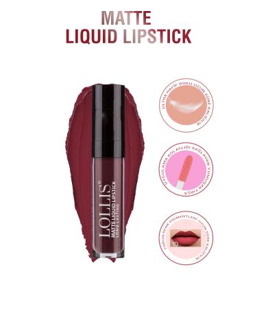 Lollis Matte Liquid Lipstick 10 / Matte Liquid Lipstick 10 - Buy Online on GoSupps.com