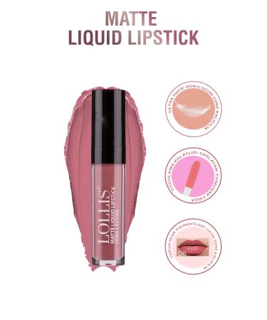 Lollis Matte Liquid Lipstick 06 / Matte Liquid Lipstick 06 - Buy Online on GoSupps.com