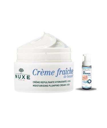 Nuxe Creme Fraiche 48h Moisturizing Care Cream 50 ml (Normal Skin) + Gift Teeth Whitening Foam