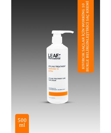 leafcolor Professional Curl Defining Hair Care Cream for Curly and Wavy Hair 500ml