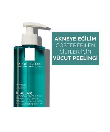 La Roche Posay Effaclar Gel Purifying Micro Peeling 400 ml 2 Pieces - Buy Online on GoSupps.com