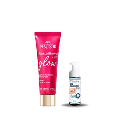 Nuxe Merveillance Lift Glow - Firming Moisturizing Cream 50 ml + Gift Teeth Whitening Foam