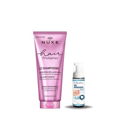 Nuxe Hair Prodigieux High Shine Shampoo 200 ml + Gift Teeth Whitening Foam