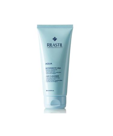 Rilastil Aqua Brightening Moisturizing Foaming Facial Cleansing Gel (200ml)