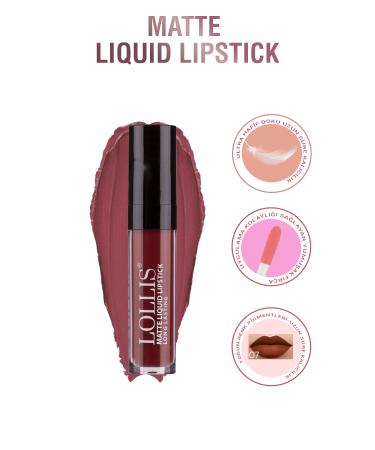 Lollis Matte Liquid Lipstick 07 /matte Liquid Lipstick 07 - Buy Online on GoSupps.com