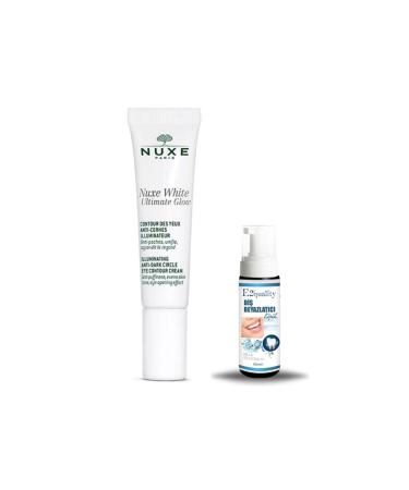 Nuxe White Ultimate Glow Brightening Eye Contour Cream 15 ml + Teeth Whitening Foam