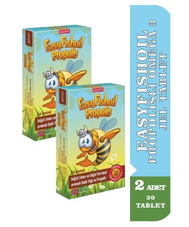 EASYVIT Easyfishoil Propolis Omega 3 Gel Tablets 30 pcs 2