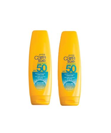 Avon Care Sun+ Sun Cream for Face and Body SPF50 2 Pieces 135 ml
