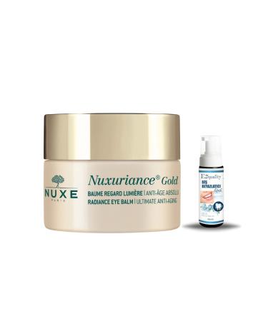 Nuxe Nuxuriance Gold Radiance Eye Balm 15 ml + Gift Teeth Whitening Foam