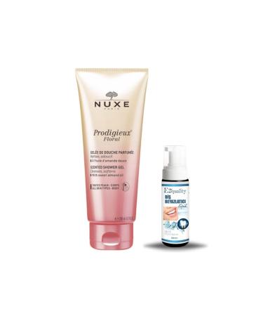 Nuxe Prodigieux Floral Shower Gel 200 ml + Gift Teeth Whitening Foam
