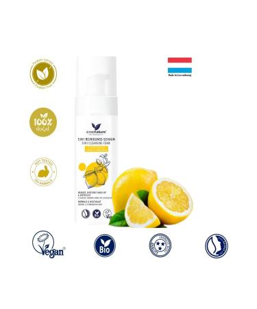 Cosnature Vegan Lemon and Melissa Extract Facial Cleansing Foam