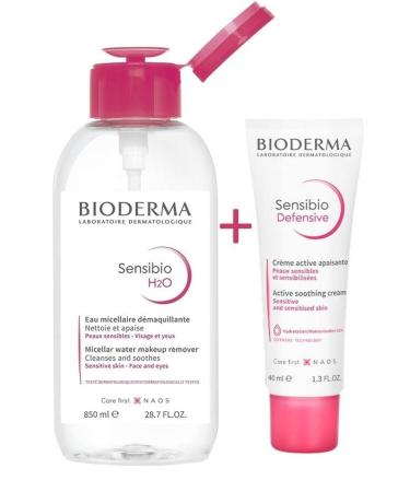 Bioderma Sensibio H2o 850 ml Sensibio Defensive Cream 40 ml