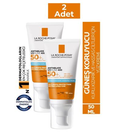 La Roche Posay Anthelios Uvmune 400 Hydrating Cream Spf50 50 ml 2 Pieces