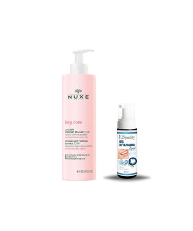 Nuxe Very Rose Soothing Moisturizing Body Milk 400 ml + Gift Teeth Whitening Foam