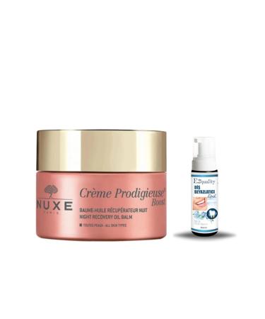 Nuxe Creme Prodigieuse Baume Huile Recuperateur Nuit 50ml + Gift Teeth Whitening Foam