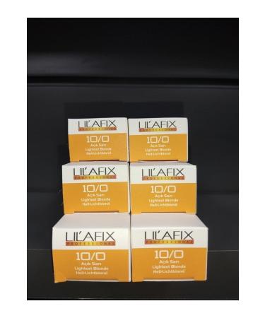 Lilafix Light Yellow Cream Hair Dye 60mlx 6 Pieces..big zellik300424126