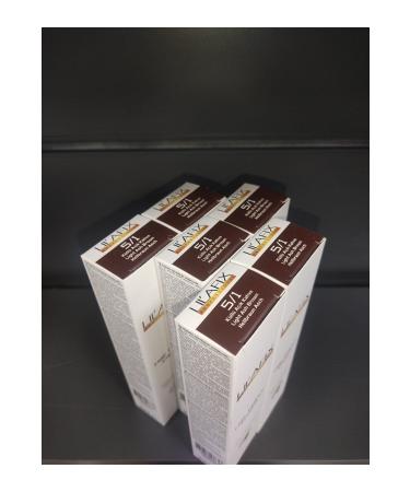 Lilafix Ash Light Brown Tube Cream Hair Dye 60mlx 6 Pieces..big zellik30042419