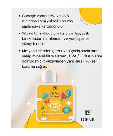 D FN L Kids Sun Cream 50 SPF+ (High Protection Sun Cream for Children) - Buy Online on GoSupps.com