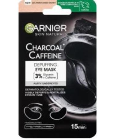 Garnier Skin Naturals Charcoal Caffeine Depuffing Eye Mask 5 g - Face Mask
