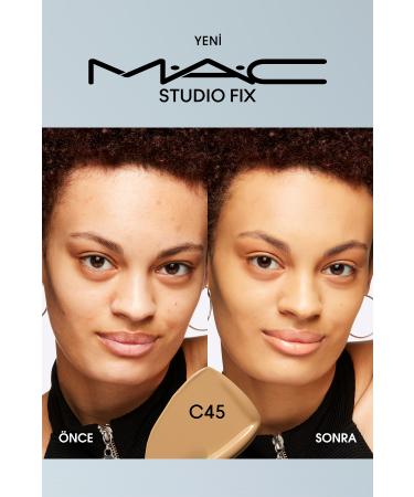 Mac 24 Hour Lasting Matte Foundation - Studio Fix Fluid Spf15 - Color: C45 - 30ml - Buy Online on GoSupps.com