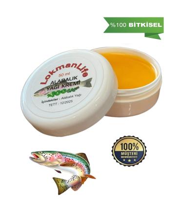 Everything Easy Trout Oil Cream Fish Oil Cream Pure Additive-Free 50 ml Trout Cream