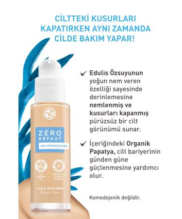 Yves Rocher Flawless Skin Foundation-Pink 250-30 ml-54799 - Buy Online on GoSupps.com