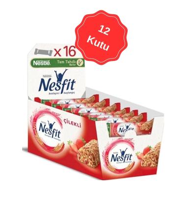 Nestle Strawberry Cereal Bar 23.5 G (16 Pieces x 12 Boxes)