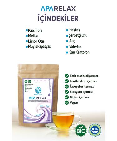 ApAy Ya am Sleep Regulator Stress Reliever Panic Attack Reliever Bio Tea Mix 100% Herbal Aparelax - Buy Online on GoSupps.com