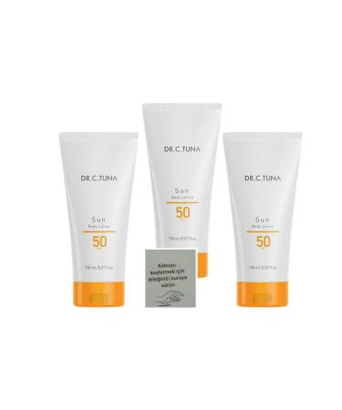 Farmasi New Series Dr.c.tuna Sun Series Body Lotion 50 Spf 150 ml 3 pieces + farmasi fragrance card - Buy Online on GoSupps.com