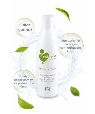 Nocicept Hair Shampoo 300 ml Soothing Sulfate-Free Hair Shampoo for Sensitive Scalps - Buy Online on GoSupps.com
