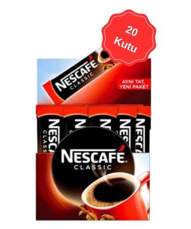 Nescafe Classic Single Serving Coffee 2G (50 Li x 20 Boxes)