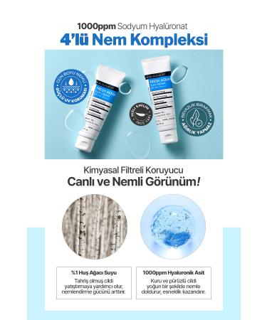 DERMA FACTORY Water Based Moisturizing Sun Cream Derma Factory Fresh Aqua Sun Cream SPF 50+ PA++++ - Buy Online on GoSupps.com