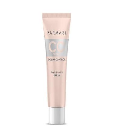 Farmasi CC Cream Color Control 01 Number 25 SPF Protection New Series 30 ml