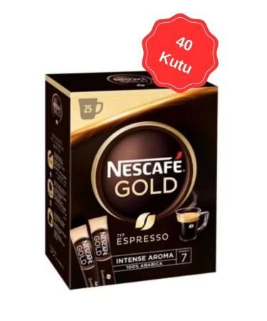 Nescafe Gold Espresso Coffee 2G (25Li x 40 Boxes)