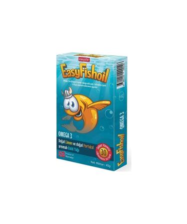 Easy Fishoil Easyfishoil Omega 3 Chewable 30 Gel Tablets+sambucol Kids Vitamin C Syrup 120 Ml - Buy Online on GoSupps.com