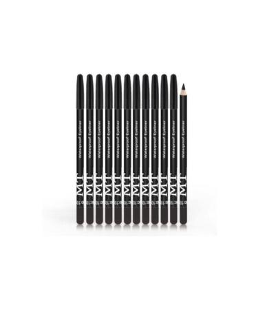 Makeuptime Mujgan 12-Piece Black Eyeliner Set