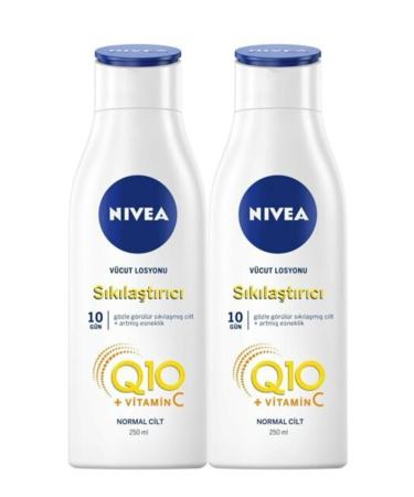NIVEA Q10 Vitamin C Firming Body Lotion 250 Ml X 2 Pieces