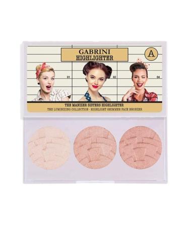 Gabrini 3-Piece Highlighter Palette - Highlighter A