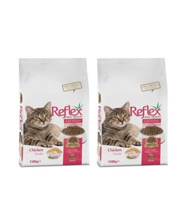Reflex Chicken Adult Cat Food 1.5 kg x 2 Pieces