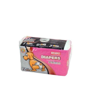 Hush Pet Ultra Absorbent Dog Panty Pee Pad Xs Size 12 Pcs