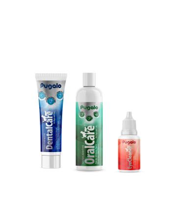 PUGALO DOG ORAL CARE SET 3 PIECE