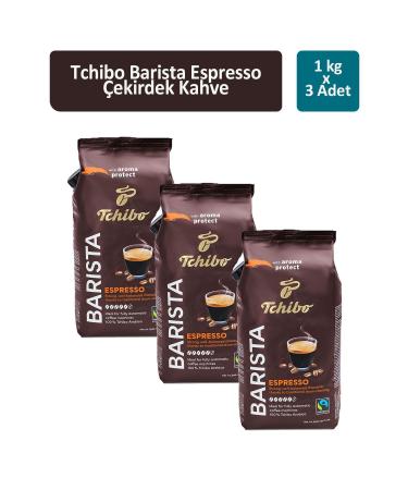 Tchibo Barista Espresso Bean Coffee 1000 gr x 3 Pieces