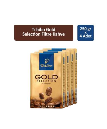 Tchibo Gold Selection Filter Coffee 250 gr x 4 Pieces