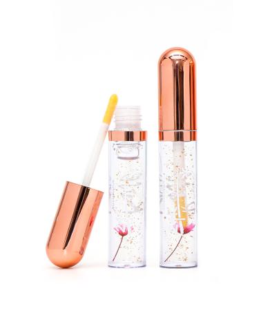 AILY COSMETICS Rose Flower Glitter Lip Gloss & Magic Lip Oil