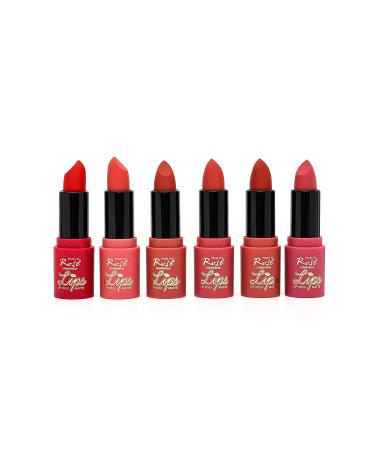 Cosha Beauty Rose Lips Matte 6-Piece Lipstick Series