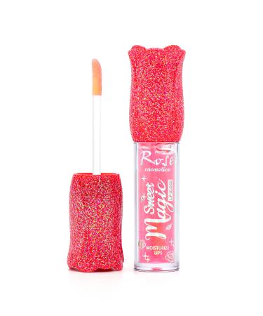 Cosha Beauty Rose Sweet Magic Rose Patterned Glitter Lip Gloss