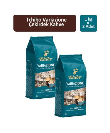 Tchibo Variazone For Coffee-Milk-Specialties Coffee Beans 1000 gr x 2 Pieces
