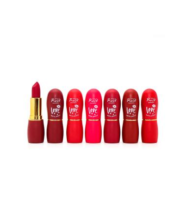 AILY COSMETICS Rose Love Matte 6-Piece Lipstick Series